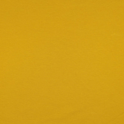 Cotton loopback knit - mustard 235 g/m² (GOTS certified)