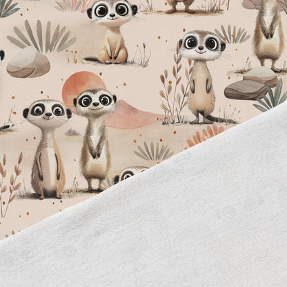 Image de jersey à boucles en coton - Desert Mischief 250 g/m² – disponible chez Charlotte Tissus