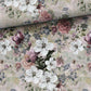 Kokvilnas cilpiņtrikotāža - vintage ziedi 250 g/m²
