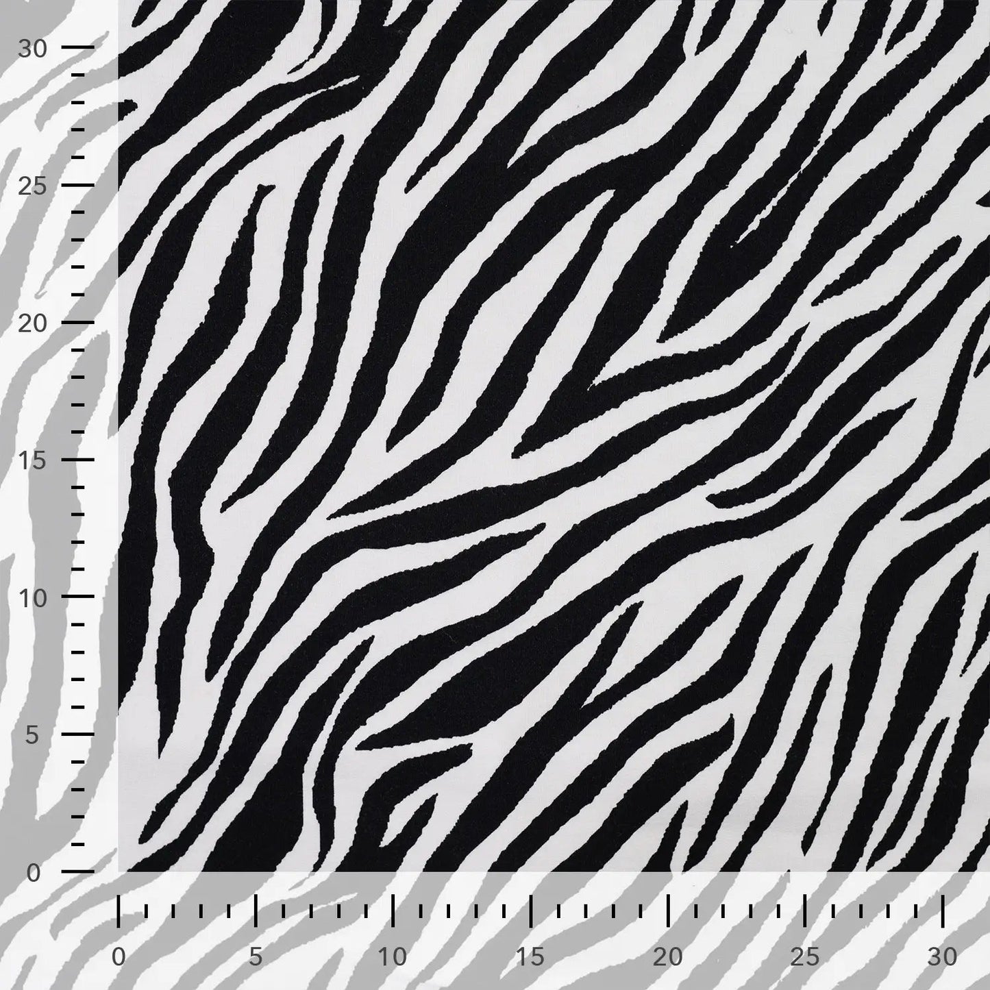 Attēls ar Kokvilnas cilpiņtrikotāža - zebra 230 g/m² – pieejams Šarlotes audumi