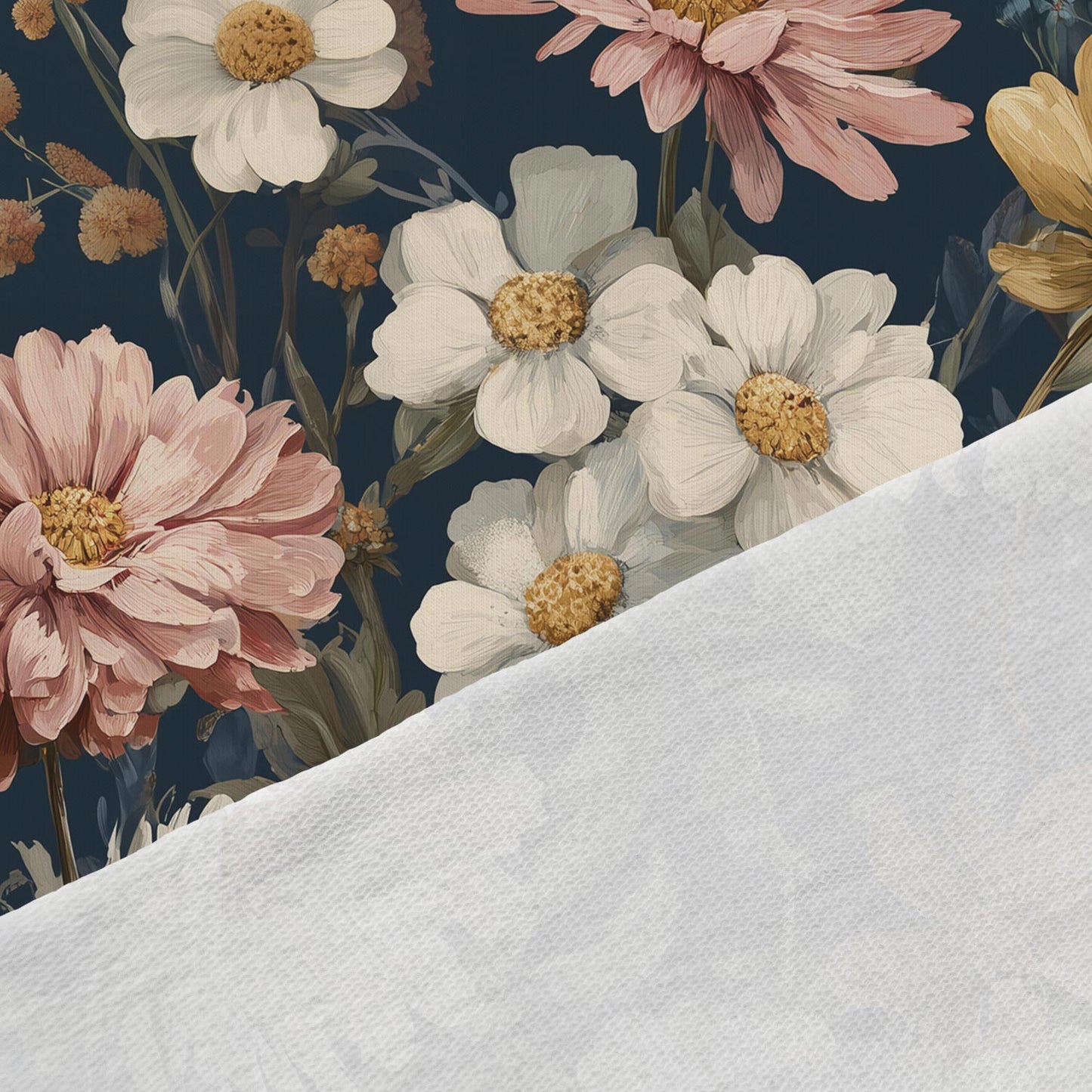 Attēls ar Kokvilnas cilpiņtrikotāža - Ziedu sapnis 250 g/m² – pieejams Šarlotes audumi