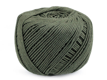 Attēls ar Kokvilnas makramē(macrame) aukla 2–2,5 mm|dažādu toņu – pieejams Šarlotes audumi