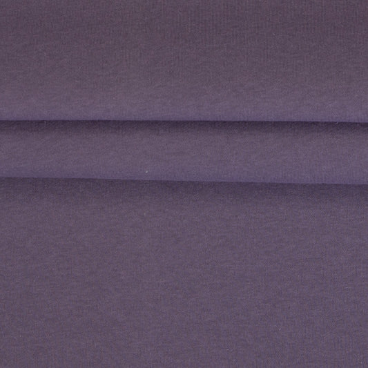 Cotton-lined knitwear in smoky lilac – available online at Charlotte's Fabrics