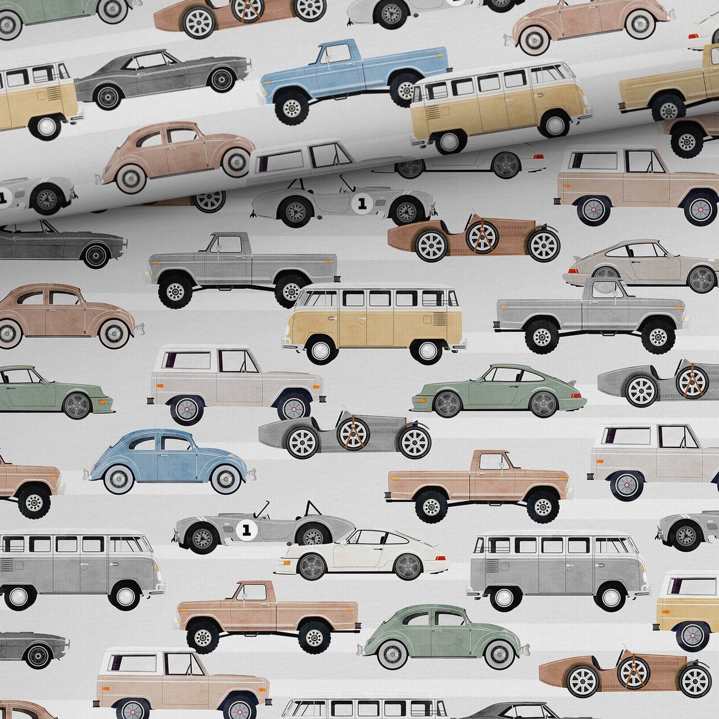 Attēls ar Kokvilnas trikotāža - auto gaiši pelēkos toņos 200 g/m² – pieejams Šarlotes audumi