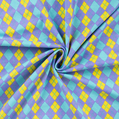 Image of cotton jersey-Burlington plaid – available online at Charlotte's Fabrics