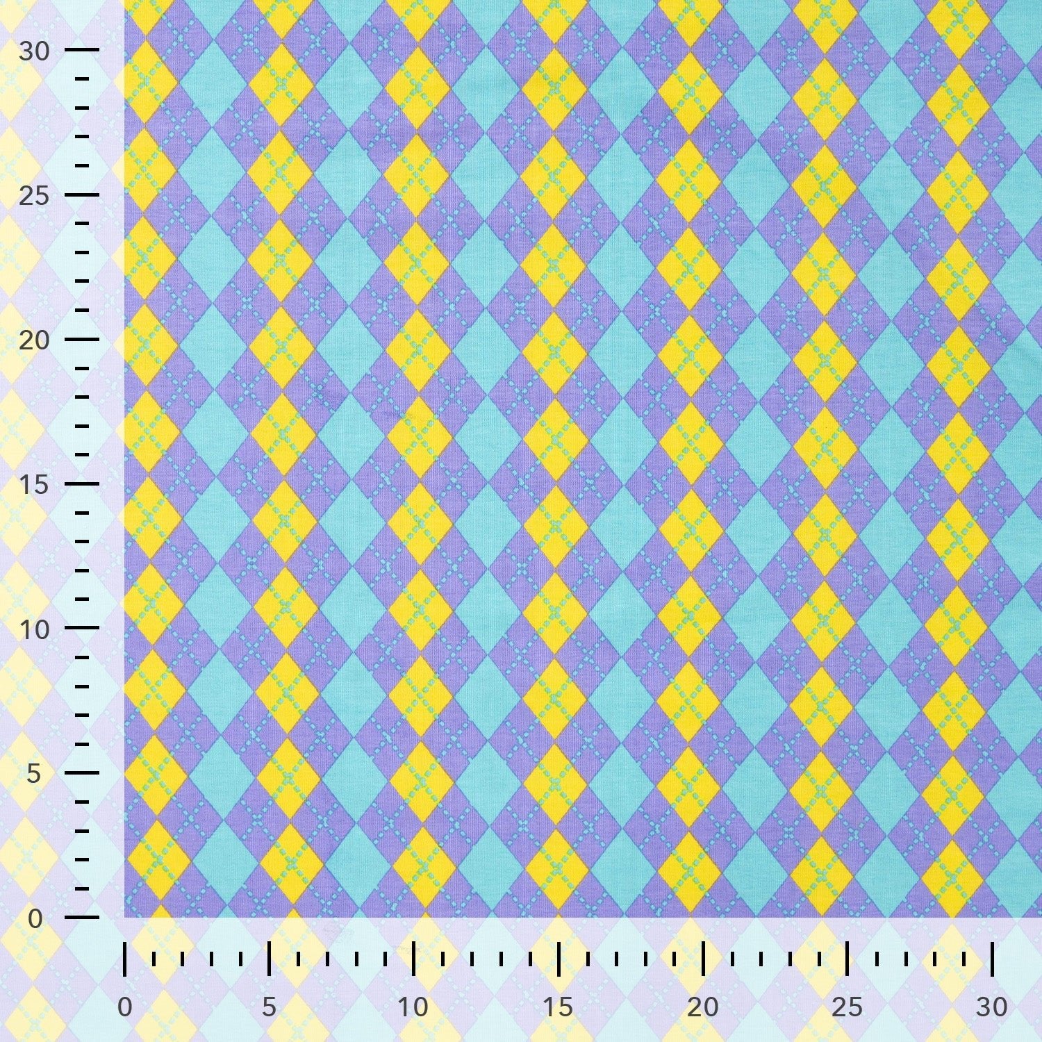 Cotton knit Burlington check – available online at Šarlotes audumi