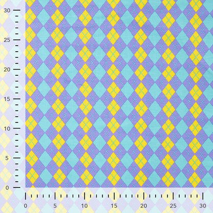 Cotton knit Burlington check – available online at Šarlotes audumi