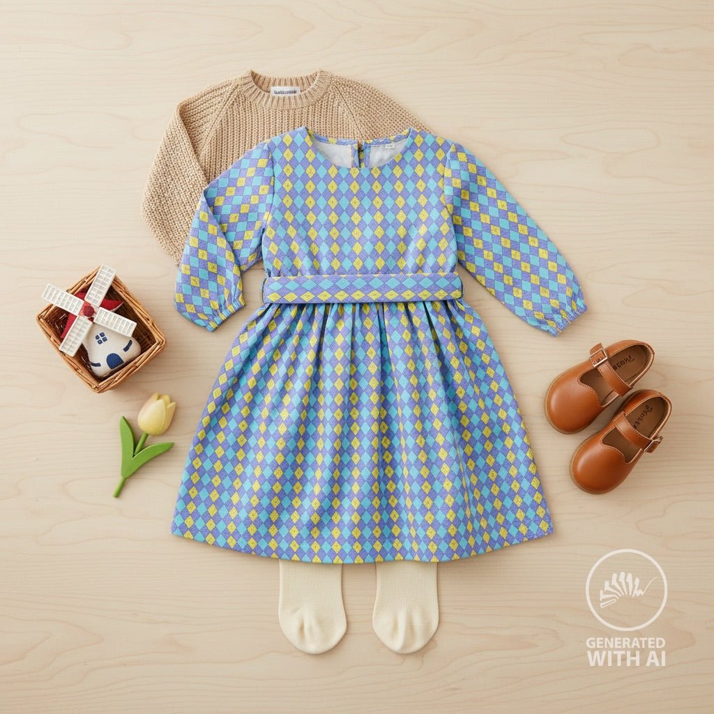 Image of Cotton knit-Burlington plaid – available online at Charlotte Fabrics