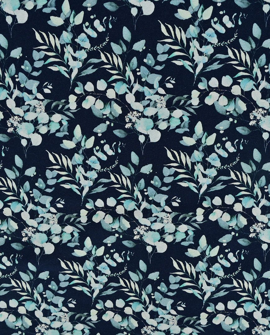 Attēls ar Kokvilnas trikotāža - eikalipti 200 g/m² – pieejams Šarlotes audumi