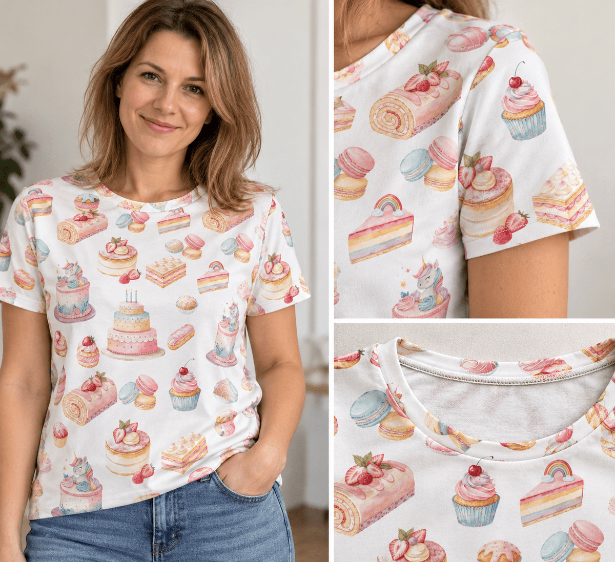 Image of cotton knit jersey, Sweet Moment – available online at Šarlotes audumi