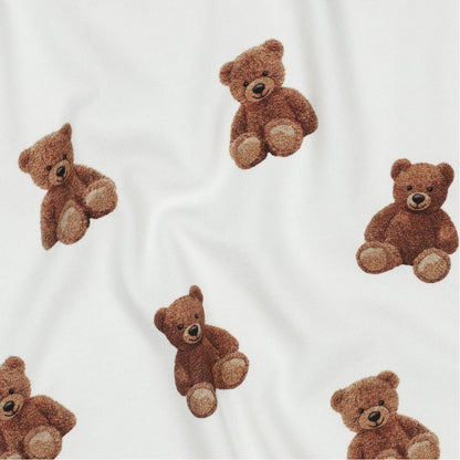 Image en jersey de coton - oursons 220 g/m² (cert. GOTS) – disponible chez Šarlotes audumi