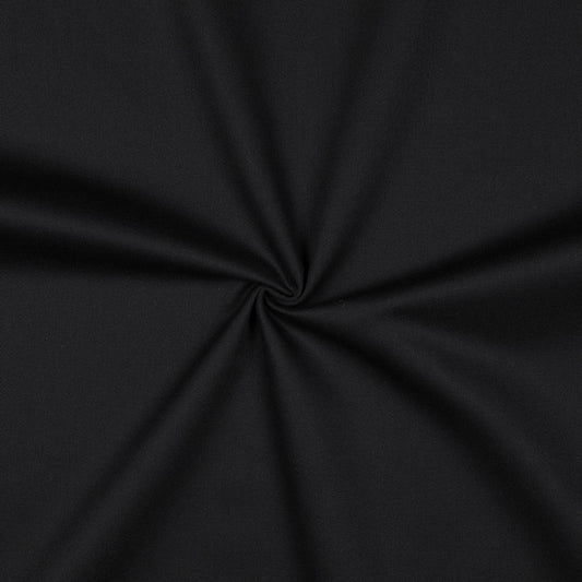 Tissu twill en coton 250 g/m² – noir – disponible chez Šarlotes audumi