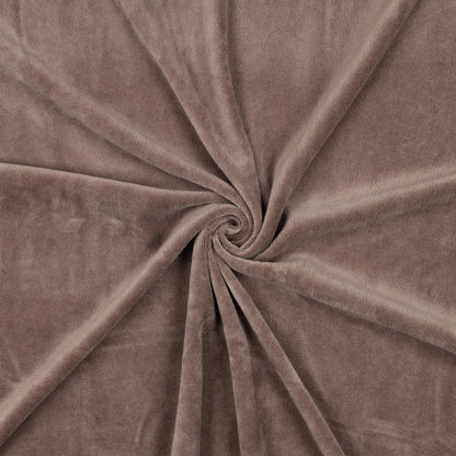 Image with cotton velour - light brown 250 g/m² – available at Charlotte's Fabrics