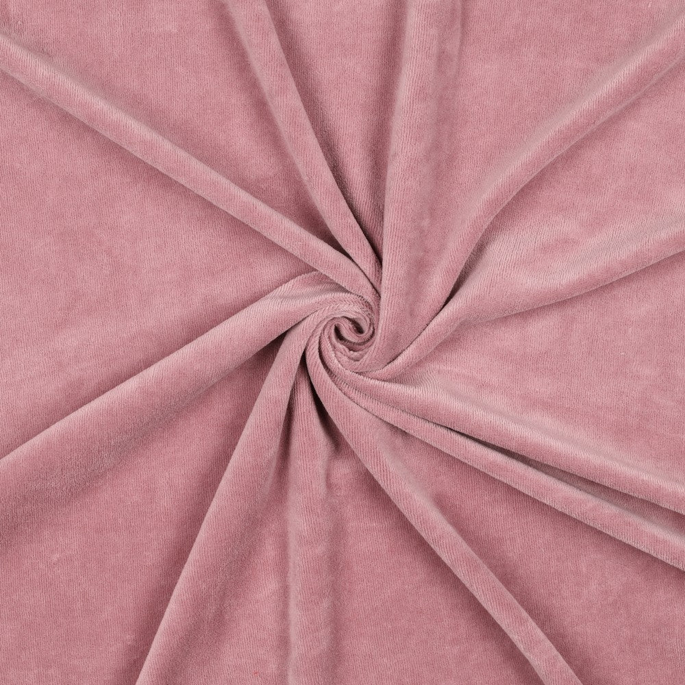 Attēls ar Kokvilnas velūrs - vecrozā(Mauve) 250 g/m² – pieejams Šarlotes audumi