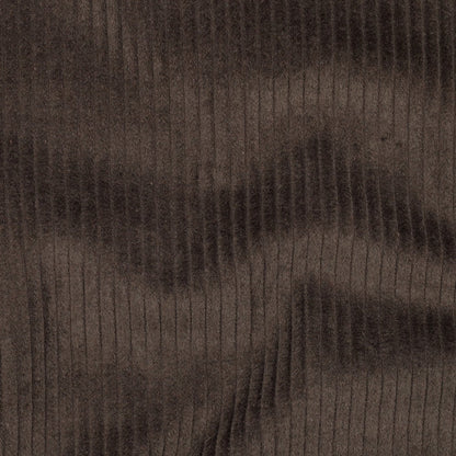 Velours côtelé en coton - marron chocolat 280 g/m²