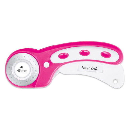 Rollschneider | Rollmesser TEXI - 45 mm rosa