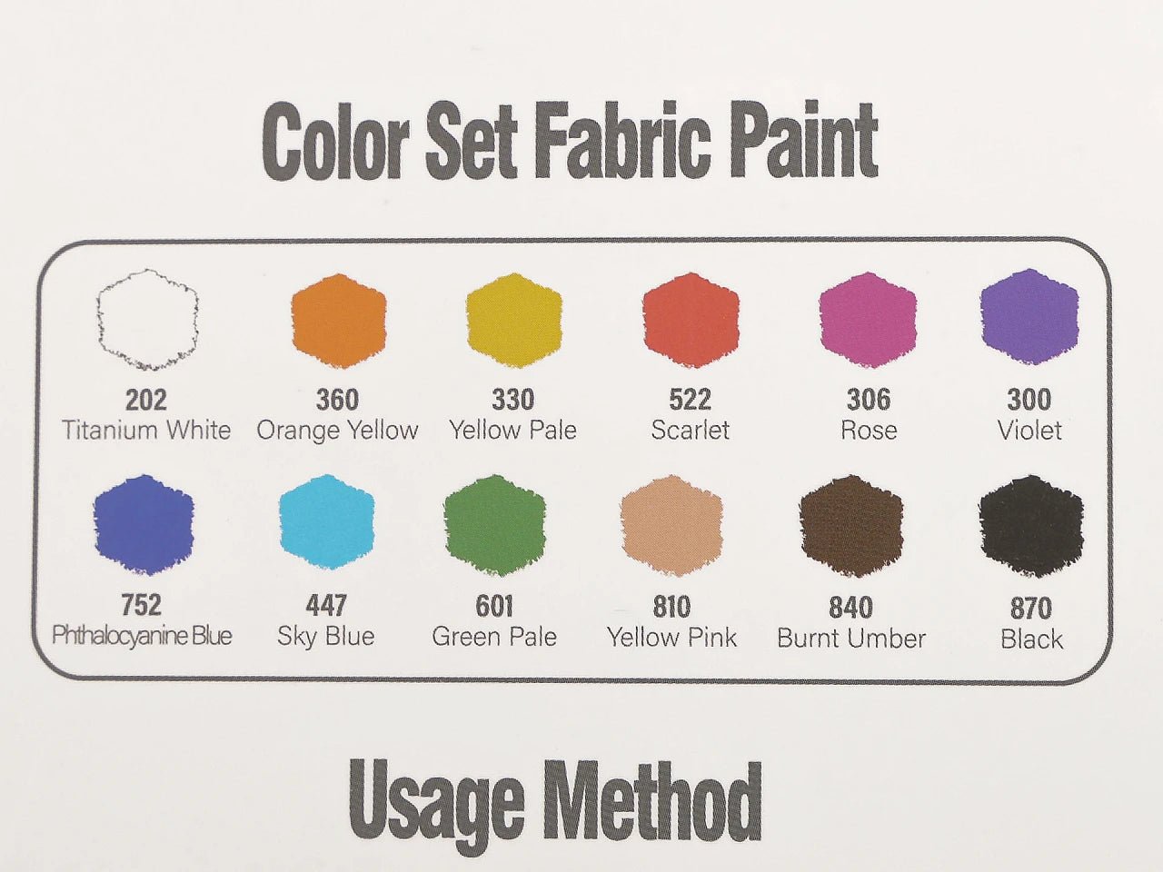 Attēls ar Krāsas audumiem, tekstilam - 12 gab. – pieejams Šarlotes audumi