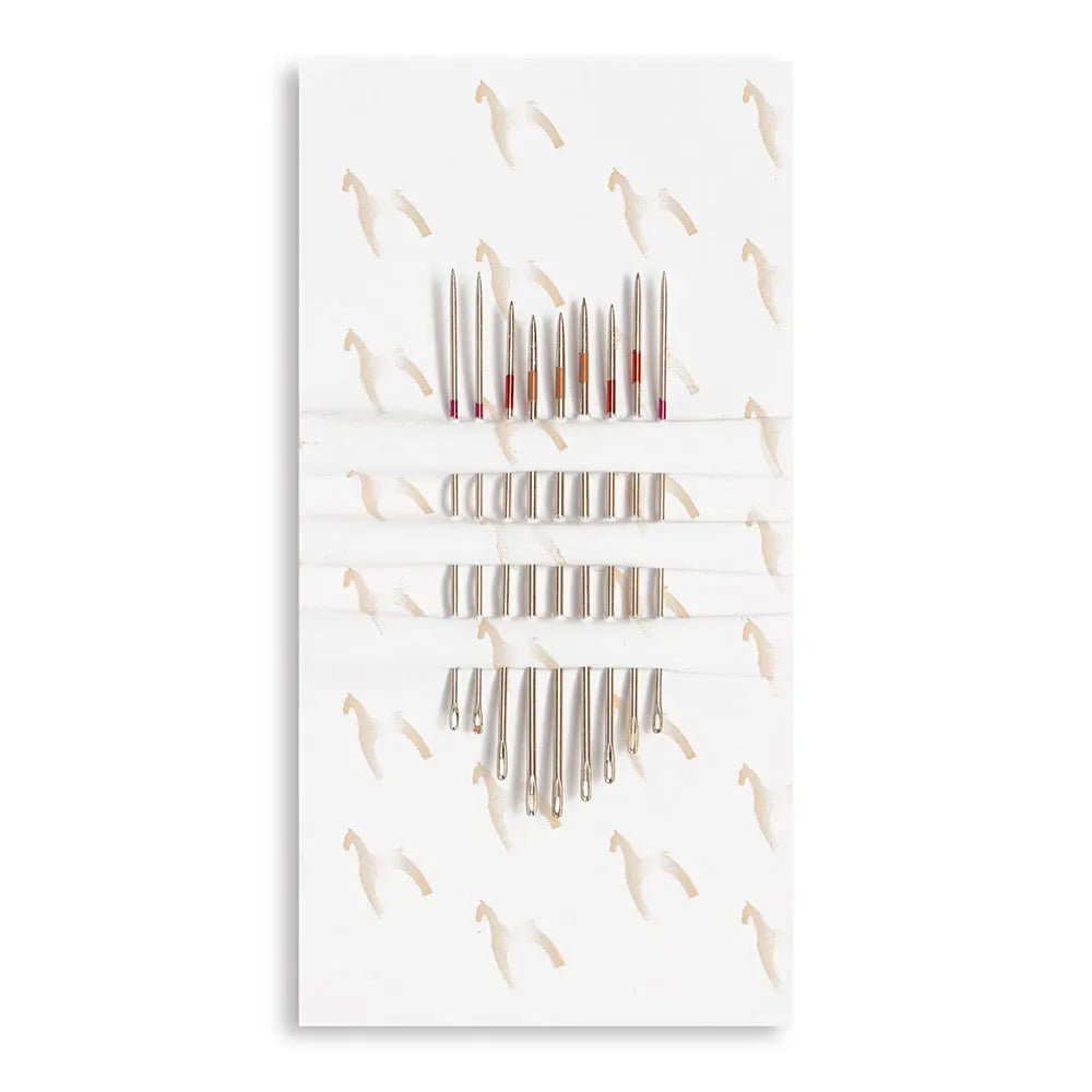 Attēls ar Lāpīšanas adatas (īsās) Nr. 6–7–8 (9 gab.) Pony – pieejams Šarlotes audumi