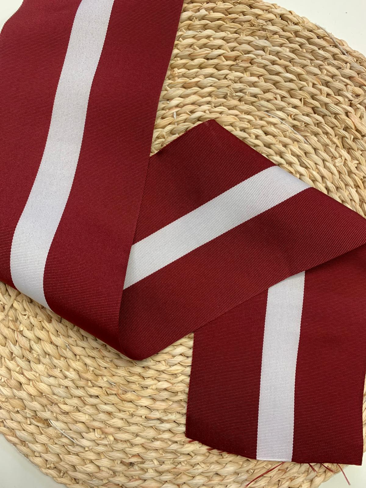 Attēls ar Latvijas karoga lente 12 cm - LV – pieejams Šarlotes audumi