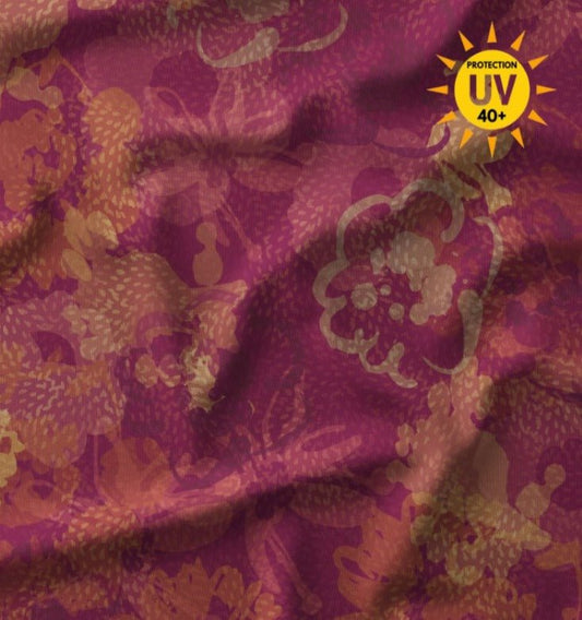 Image du tissu Likras - fleurs 190 g/m² – disponible chez Šarlotes audumi