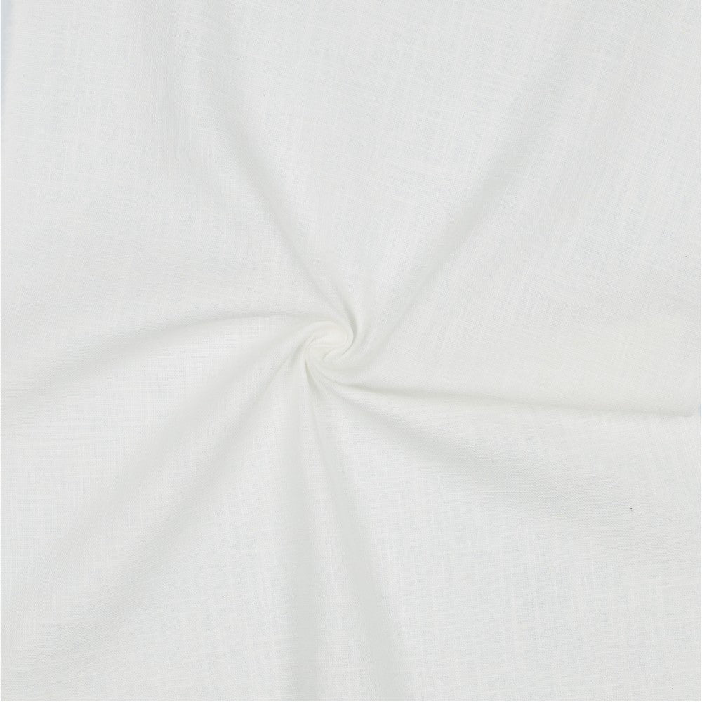 Attēls ar Lina audums - balts 230 g/m² – pieejams Šarlotes audumi