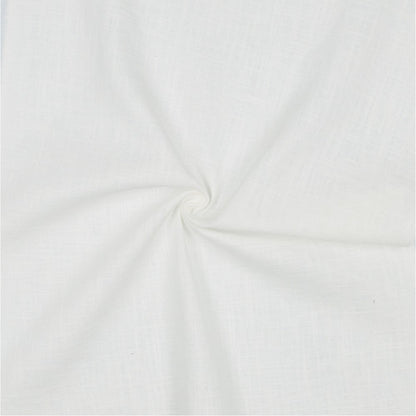 Attēls ar Lina audums - balts 230 g/m² – pieejams Šarlotes audumi