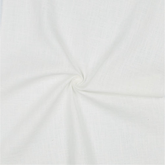 Attēls ar Lina audums - balts 230 g/m² – pieejams Šarlotes audumi