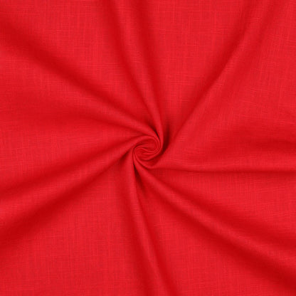 Image du tissu Lina rouge 230 g/m² – disponible chez Tissus Charlotte
