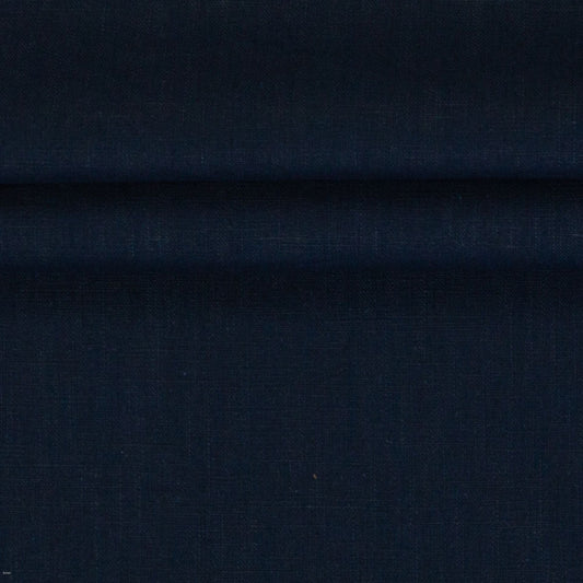 Attēls ar Lina audums–tumši zils 235 g/m² – pieejams Šarlotes audumi