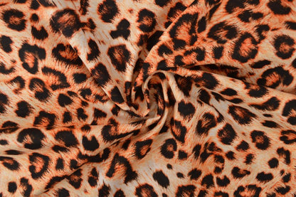 Lins ar kokvilnu-leoparda raksts 170 g/m²