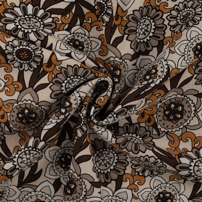 Image with linen-viscose – vintage floral pattern, available online at Šarlotes audumi