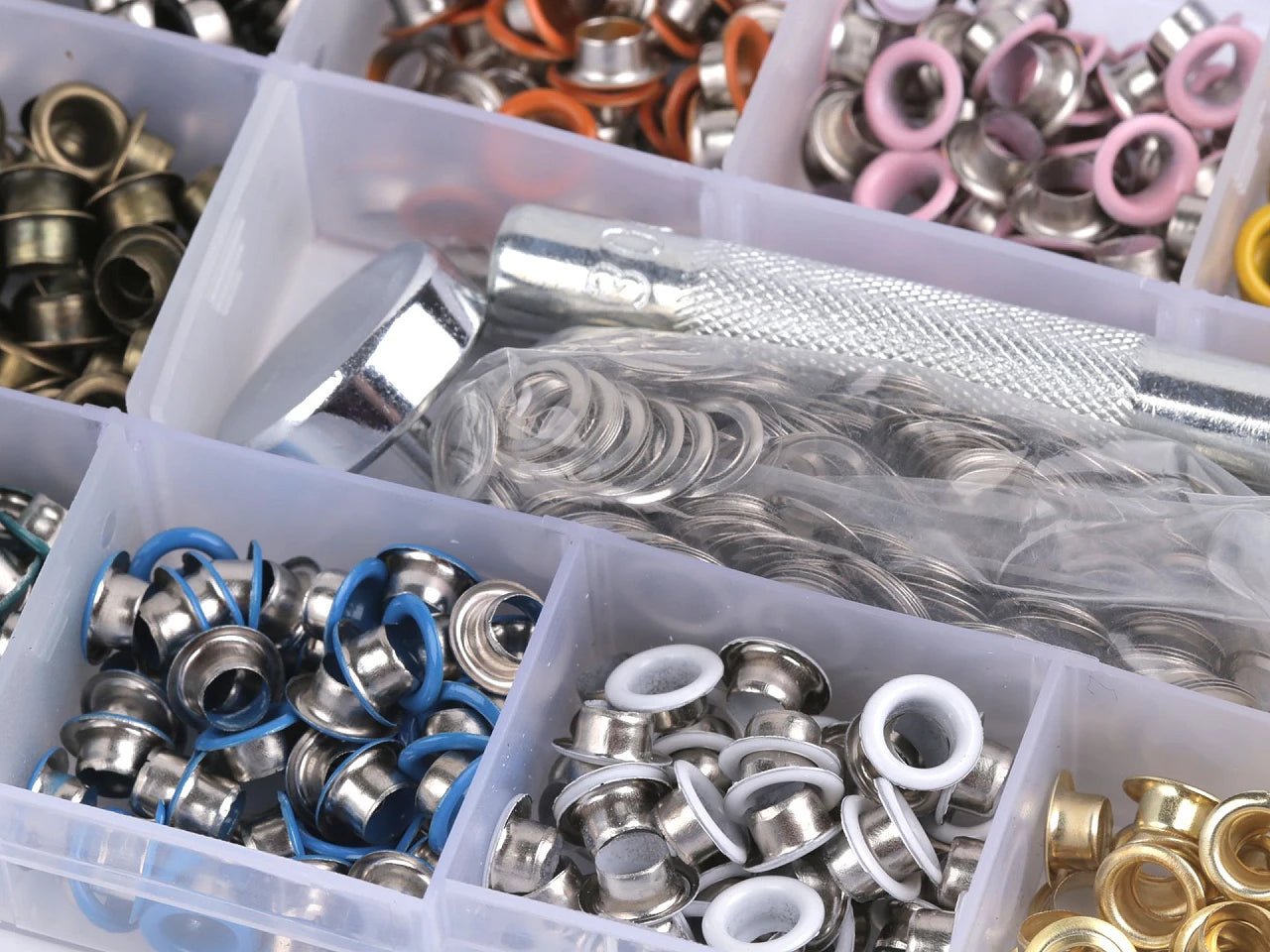 Attēls ar Luversu, gredzenu komplekts ar instrumentu Ø5 / Ø8 mm – pieejams Šarlotes audumi