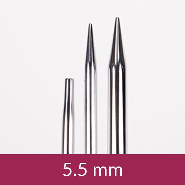 Attēls ar Maināmās riņķa adatas DROPS Pro Classic Interchangeable Circular Needles| izmērs 3.0 mm – 15.0 mm – pieejams Šarlotes audumi