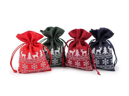 Attēls ar Maisiņš ar rakstu | 10×15 cm| dažādu toņu – pieejams Šarlotes audumi