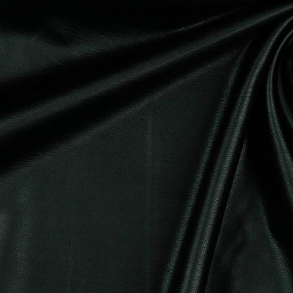 Simili cuir avec élasthanne - noir 260 g/m²