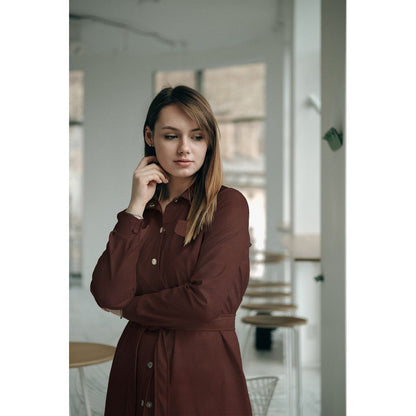 Synthetic leather with elastane - dark blue 260 g/m²
