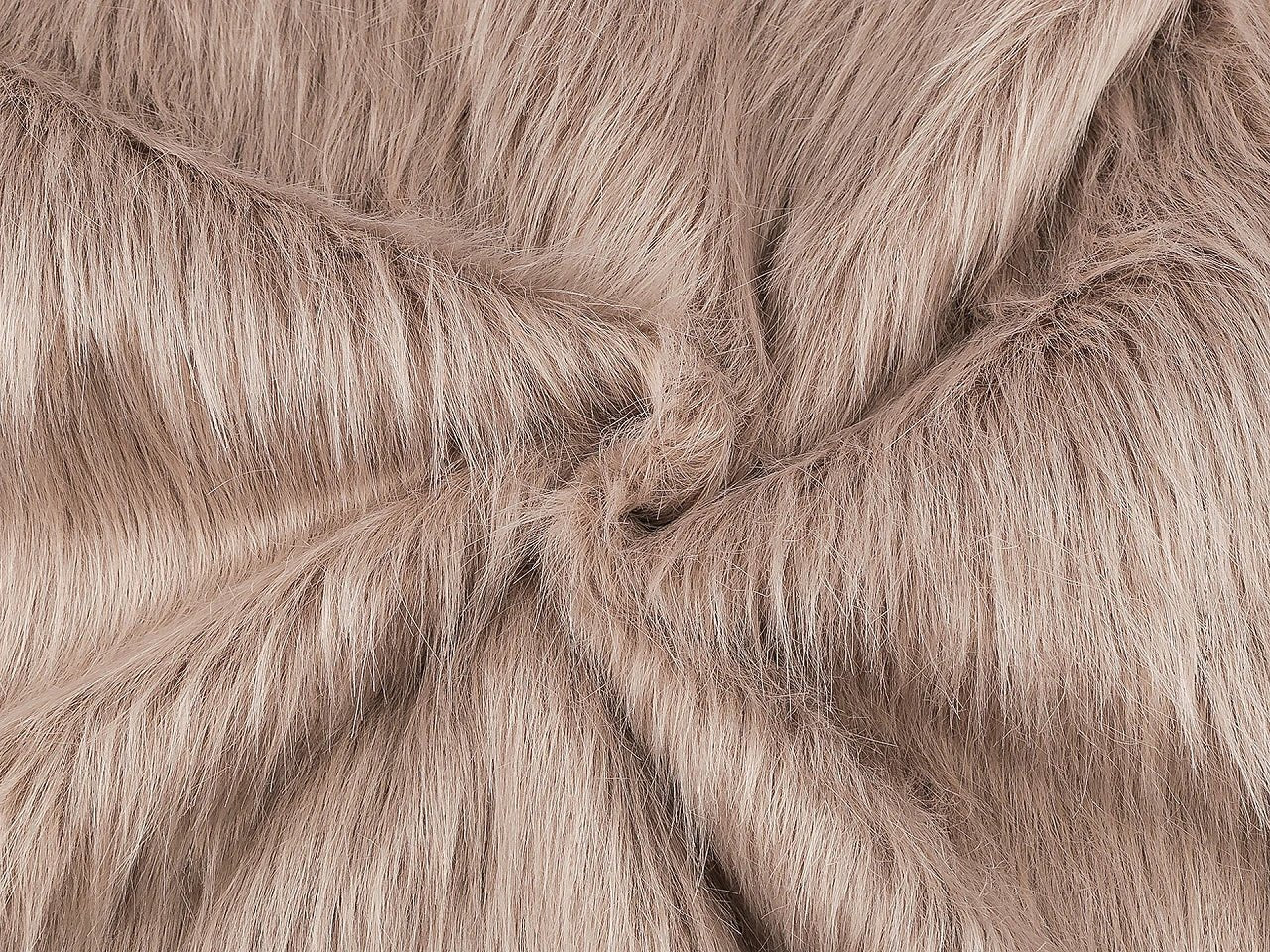 Attēls ar Mākslīgā kažokāda - brūna 385 g/m² – pieejams Šarlotes audumi