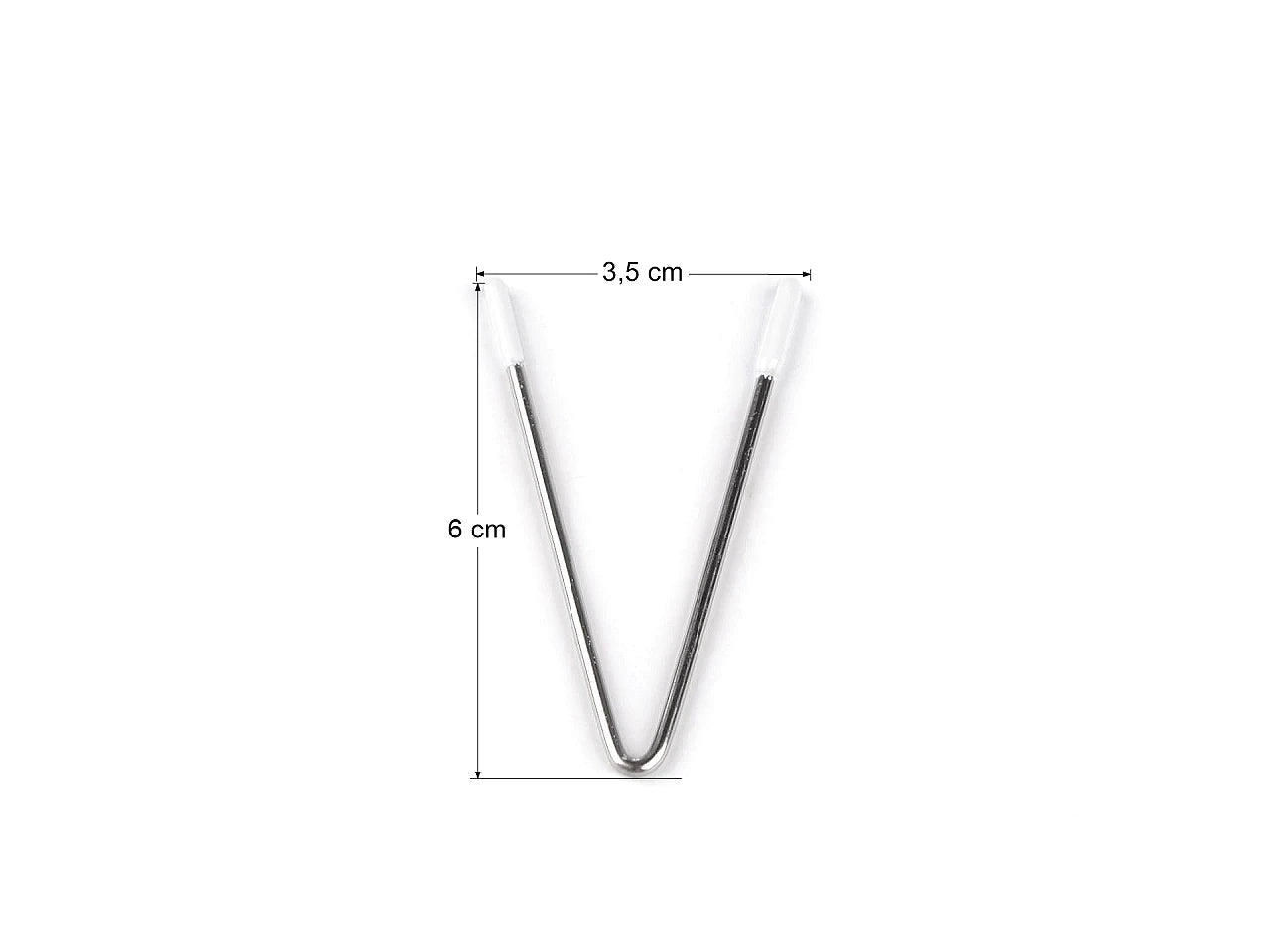 Attēls ar Metāla kakla izgriezuma stīpa (underwire) 6 cm – pieejams Šarlotes audumi