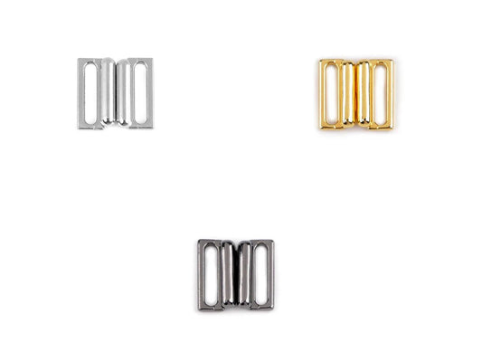 Attēls ar Metāla krūšturu aizdare 14 mm 2 pāri|dažādu toņu – pieejams Šarlotes audumi