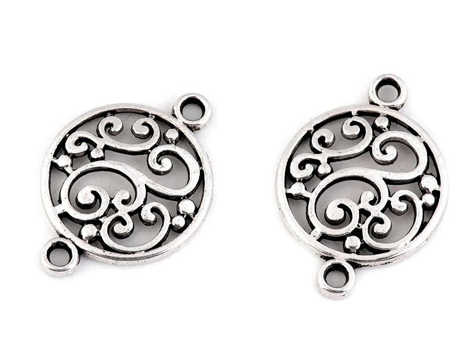 Attēls ar Metāla kulons – Tauriņš, Mandala, Sirds, Dzīvības koks – pieejams Šarlotes audumi