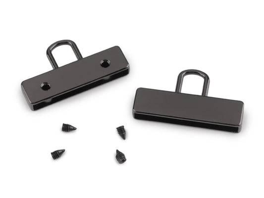 Attēls ar Metāla lentes/gumijas gali ar cilpu 32 mm – pieejams Šarlotes audumi