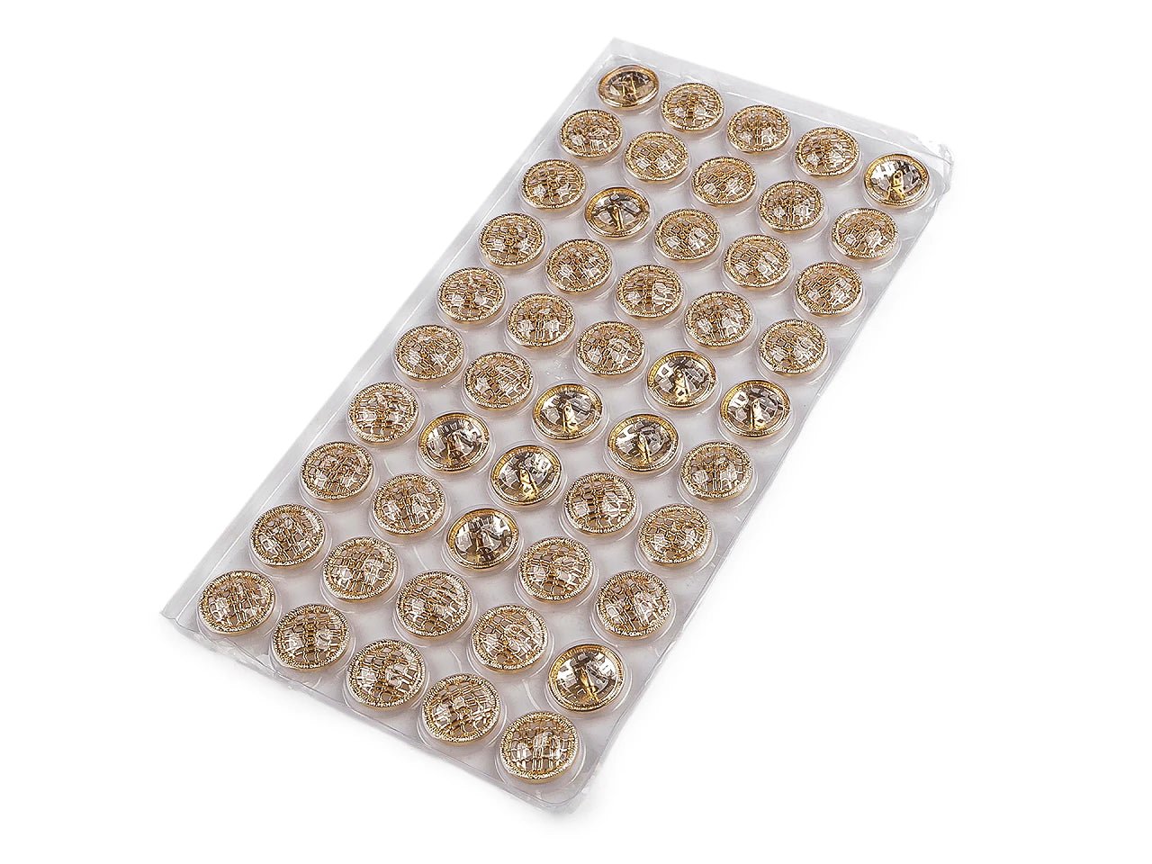 Attēls ar Metāla pogas ar kājiņu, 25 mm – pieejams Šarlotes audumi