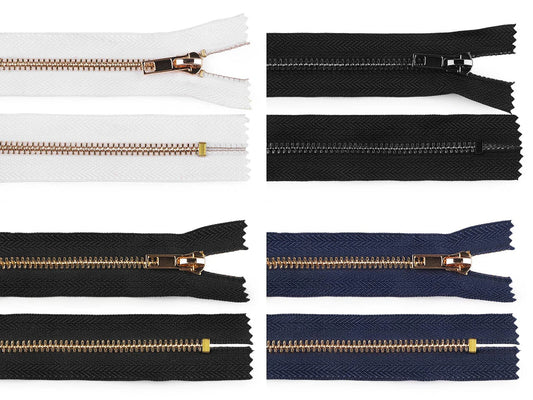 Attēls ar Metāla rāvējslēdzējs Nr. 5 – 14 cm|dažādu toņu – pieejams Šarlotes audumi