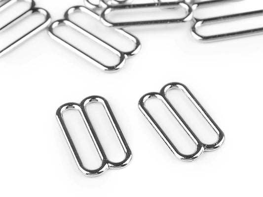 Attēls ar Metāla regulatori krūšturiem / lencēm — 15 mm|20 gb – pieejams Šarlotes audumi