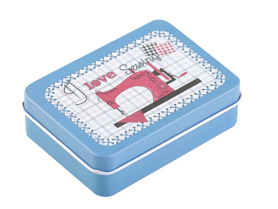 Image of Metal Sewing Box – available at Charlotte's Fabrics