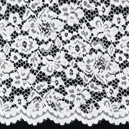 Mežģīņu audums - balts 130 g/m²
