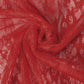 Attēls ar Mežģīņu audums smalks - sarkans 50 g/m² – pieejams Šarlotes audumi