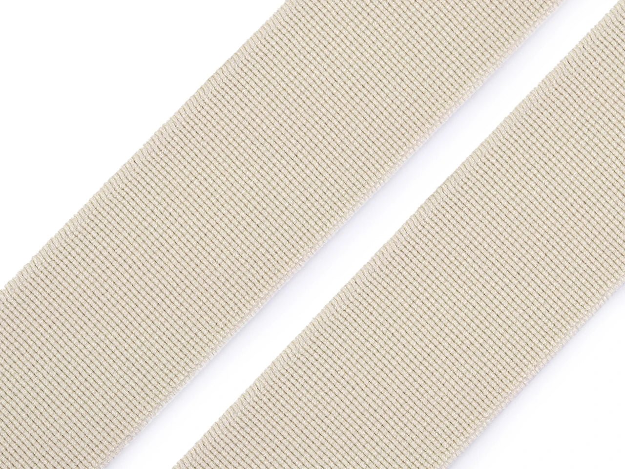 Attēls ar Mīksta gumija 25 mm | Elastīga gumija apģērbu šūšanai - gaiši bēša – pieejams Šarlotes audumi