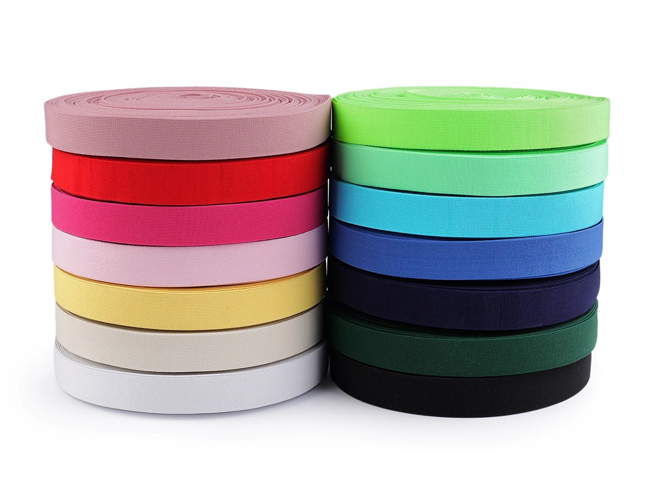 Attēls ar Mīksta gumija 25 mm | Elastīga gumija apģērbu šūšanai - tirkīzzila – pieejams Šarlotes audumi