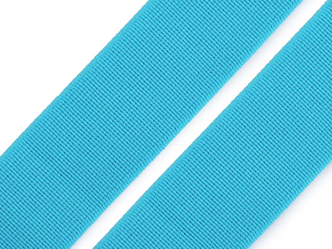 Attēls ar Mīksta gumija 25 mm | Elastīga gumija apģērbu šūšanai - tirkīzzila – pieejams Šarlotes audumi